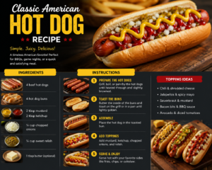 Hot Dog Recipes American Style