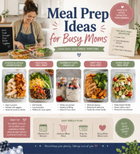 meal prep ideas for busy moms USA 