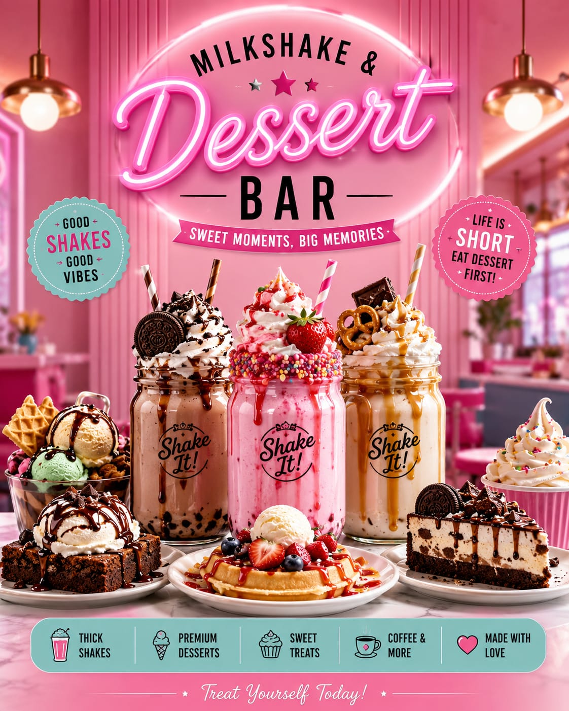 Milkshake and Dessert Bar Trends USA