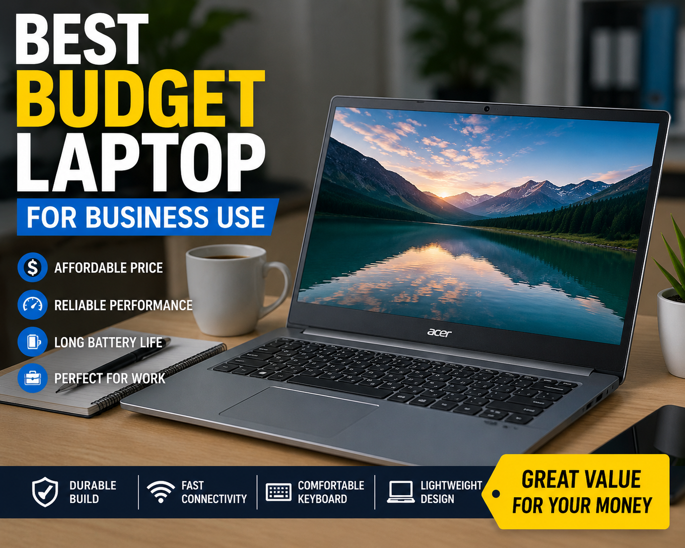 Best Budget Laptop for Business Use in the U.S. – A Smart Guide for Professionals